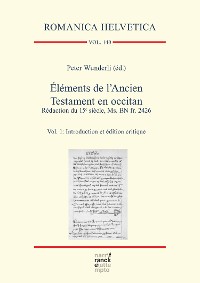 Cover Éléments de l'Ancien Testament en occitan. Rédaction du 15e siècle, Ms. BN fr. 2426
