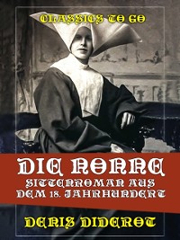 Cover Die Nonne  Sittenroman aus dem 18. Jahrhundert