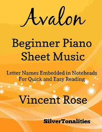 Cover Avalon Beginner Piano Sheet Music