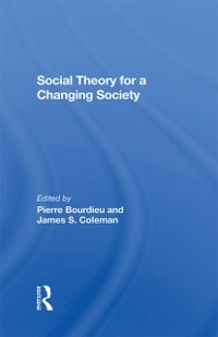 Cover Social Theory For A Changing Society