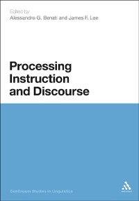 Cover Processing Instruction and Discourse