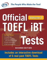 Cover Official TOEFL iBT Tests Volume 2, Second Edition