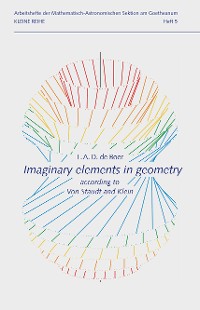 Cover Imaginary elements in geometry