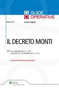 Cover Il Decreto Monti