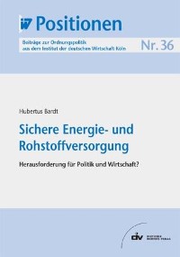 Cover Sichere Energie- und Rohstoffversorgung