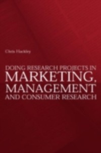 Cover Doing Research Projects in Marketing, Management and Consumer Research