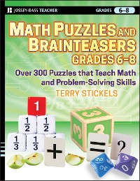 Cover Math Puzzles and Brainteasers, Grades 6-8