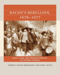 Cover Bacon's Rebellion, 1676-1677