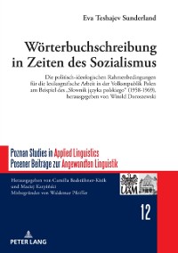 Cover Woerterbuchschreibung in Zeiten des Sozialismus