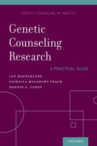 Cover Genetic Counseling Research: A Practical Guide