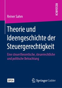 Cover Theorie und Ideengeschichte der Steuergerechtigkeit
