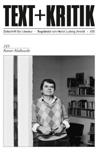 Cover TEXT + KRITIK 245 - Rainer Malkowski