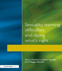 Cover Sexuality, Learning Difficulties and Doing What's Right