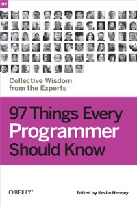 Cover 97 Things Every Programmer Should Know