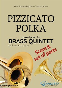 Cover Pizzicato Polka - Brass Quintet score & parts