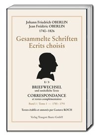Cover Johann Friedrich OBERLIN 1740-1826 Gesammelte Schriften