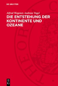 Cover Die Entstehung der Kontinente und Ozeane