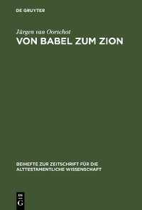 Cover Von Babel zum Zion