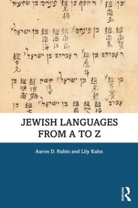 Cover Jewish Languages from A to Z