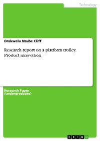 Cover Research report on a platform trolley. Product innovation