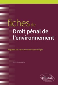 Cover Fiches de droit pénal de l''environnement