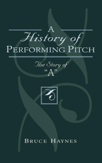Cover History of Performing Pitch