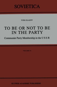 Cover To Be or Not to Be in the Party