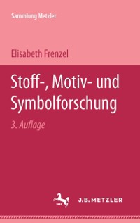 Cover Stoff-, Motiv- und Symbolforschung