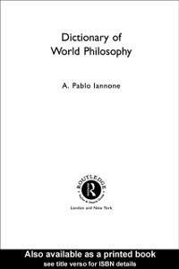 Cover Dictionary of World Philosophy