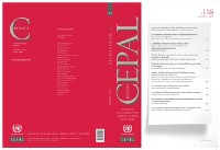 Cover Revista de la CEPAL No.116, Agosto 2015