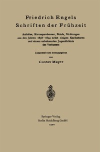 Cover Friedrich Engels Schriften der Frühzeit