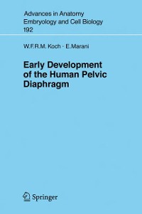 Cover Early Development of the Human Pelvic Diaphragm
