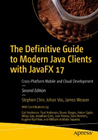 Cover The Definitive Guide to Modern Java Clients with JavaFX 17