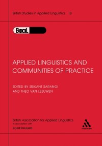 Cover Applied Linguistics & Communities of Practice