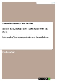 Cover Risiko als Konzept des Haftungsrechts im BGB