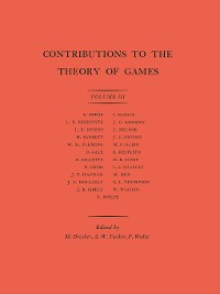 Cover Contributions to the Theory of Games (AM-39), Volume III