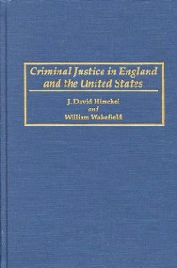 Cover Criminal Justice in England and the United States