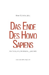 Cover DAS ENDE DES HOMO SAPIENS