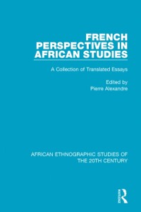 Cover French Perspectives in African Studies