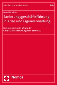 Cover Sanierungsgeschäftsführung in Krise und Eigenverwaltung