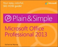 Cover Microsoft Office Professional 2013 Plain & Simple