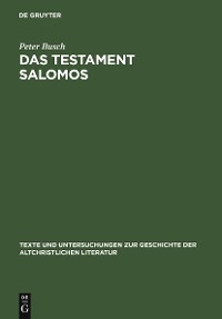 Cover Das Testament Salomos