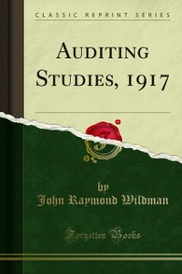 Cover Auditing Studies, 1917