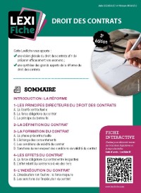 Cover Droit des contrats - 3ème édition