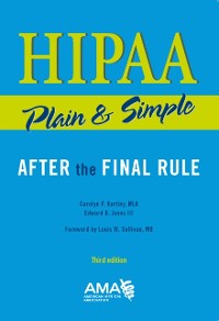 Cover HIPAA Plain and Simple, third edition