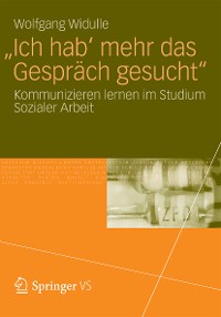 Cover 'Ich hab' mehr das Gespräch gesucht'