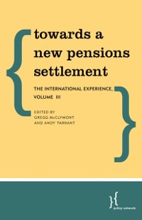 Cover Towards a New Pensions Settlement