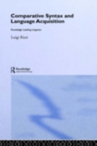 Cover Comparative Syntax and Language Acquisition