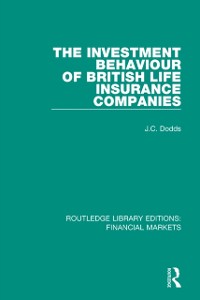Cover Investment Behaviour of British Life Insurance Companies