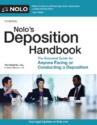 Cover Nolo's Deposition Handbook